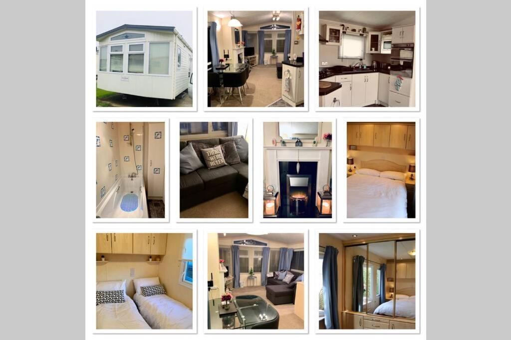 Modern Holiday Home #Skipsea Sands Static Hire Exterior foto